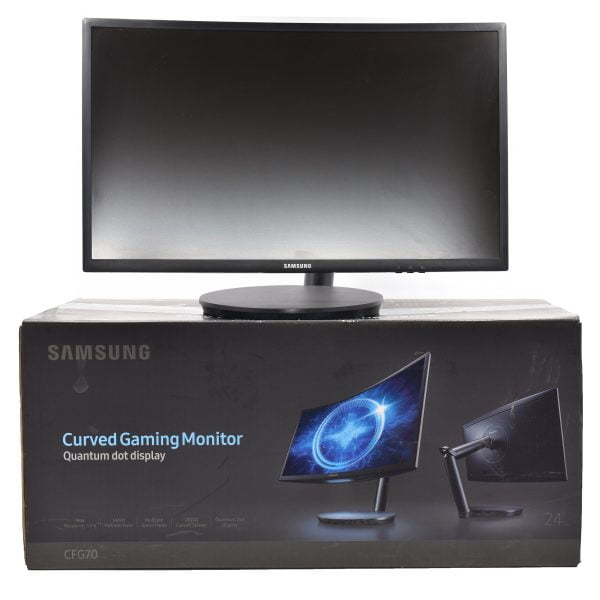 Samsung CFG70 LED Gaming Display Monitor 24″ Full HD. Curved. Black. 1ms.