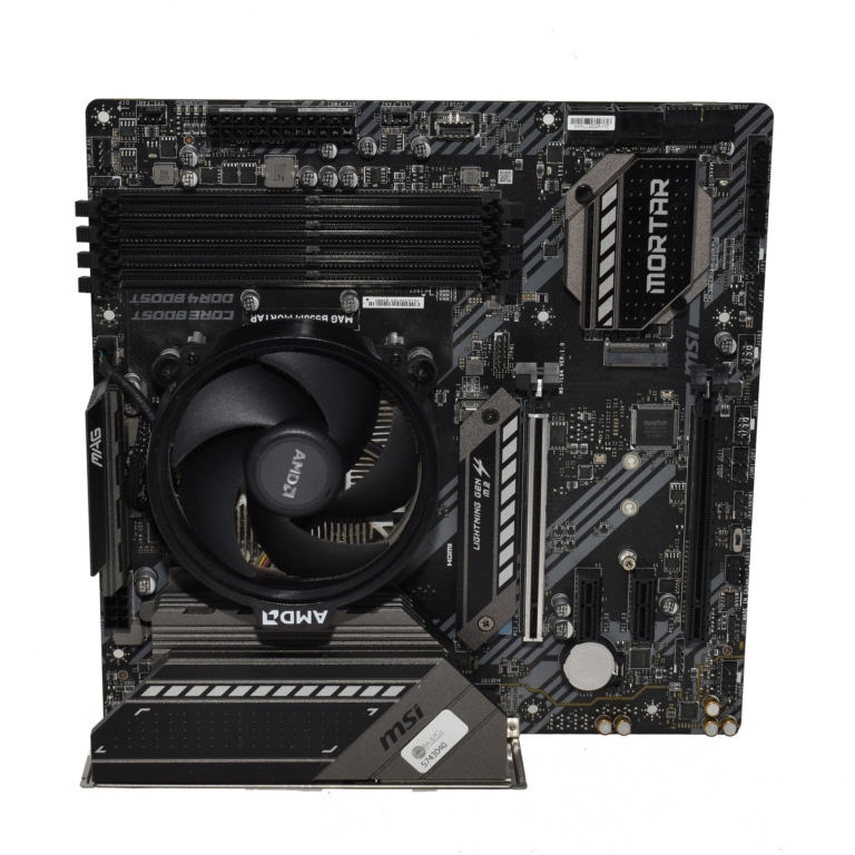 Refurbished AMD Ryzen 5 3600 CPU. MSI MAG B550M Mortar Motherboard ...